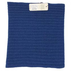 sciarpa unisex 100% cashmere a coste Made In Italy 