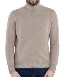 men's knitwear 100% cashmere  turtleneck Made In Italy