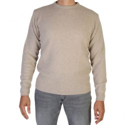 sweter męski z okrągłym dekoltem 100% kaszmiru, wyprodukowany we Włoszech
