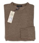 sweter męski z okrągłym dekoltem 100% kaszmiru, wyprodukowany we Włoszech