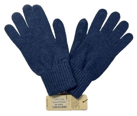 guantes de hombre 100% cashmere fabricados en Italia