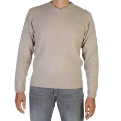 men's knitwear 100% cashmere v-neck Made In Italy