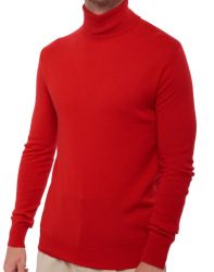 suéteres para hombre 100% cachemira  cuello alto hecho en Italia