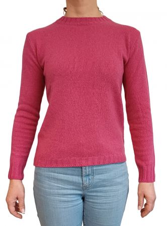 suéteres para mujer 100% cachemira cuello redondo hecho en Italia